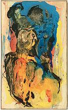 o.T. (VI), klick zum vergrössern o.T. (VI)','Mischt./Lwd., 155 x 95 cm, © Foto: Gerhard Haug