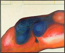 Assoziation-DA-B 72, klick zum vergrössern Assoziation-DA-B 72','Mischt./Lwd., 140 x 170 cm, © Foto: Gerhard Haug