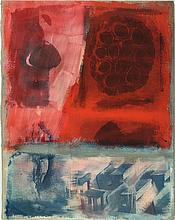 o.T., klick zum vergrössern o.T.','Mischt./Lwd., 145 x 115 cm, © Foto: Gerhard Haug