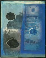 o.T., klick zum vergrössern o.T.','Mischt./Lwd., 145 x 115 cm, © Foto: Gerhard Haug