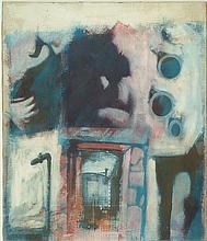 o.T., klick zum vergrössern o.T.','Mischt./Lwd., 135 x 115 cm, © Foto: Gerhard Haug
