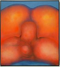 Assoziation-Bpi-70, klick zum vergrössern Assoziation-Bpi-70','Mischt./Lwd., 135 x 120 cm, © Foto: Gerhard Haug